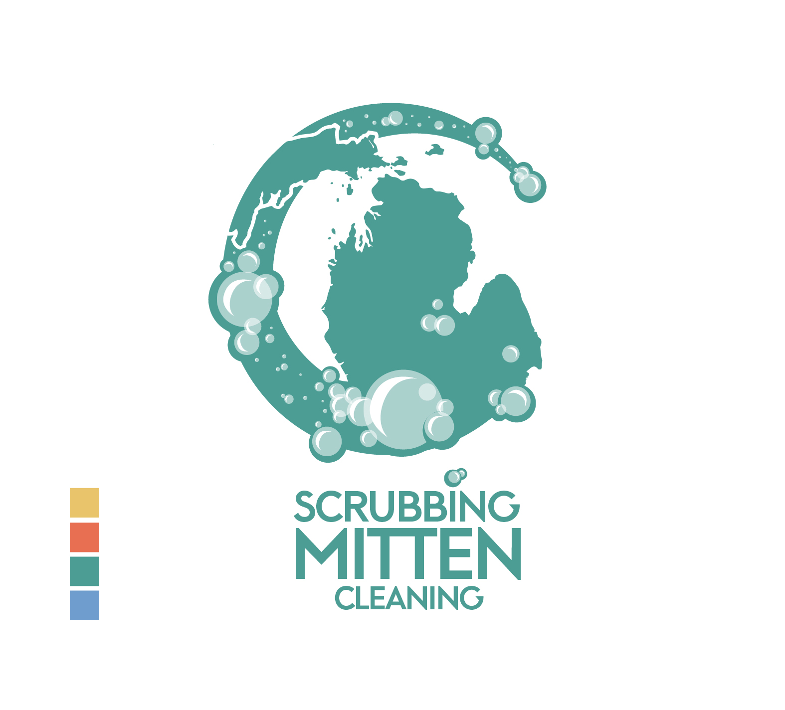 Scrubbing Mitten Logo